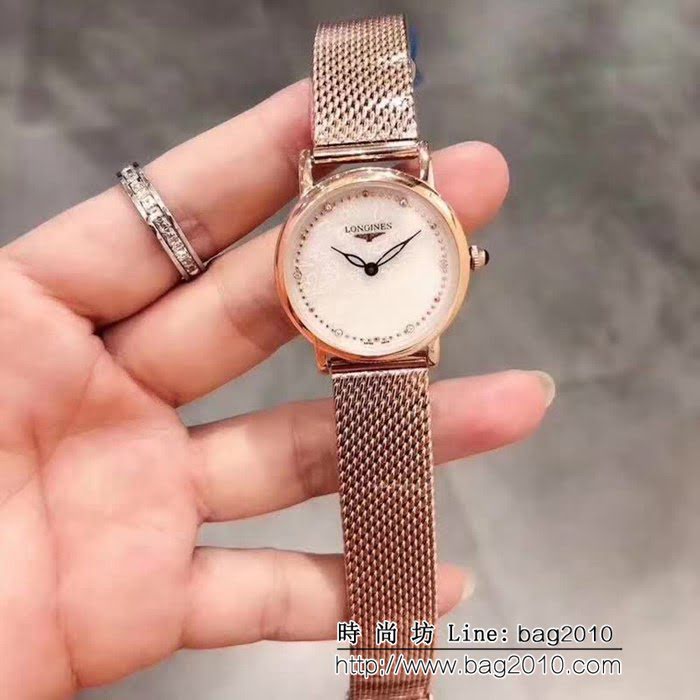 LONGINES浪琴 全新麗雅系列 石英女士腕表 WSS0665